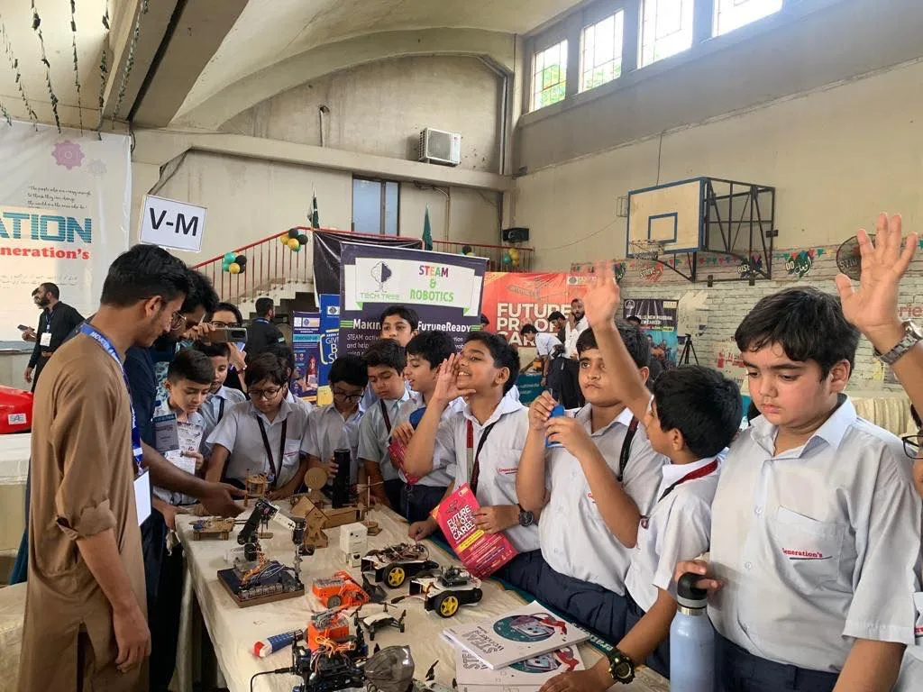 Interactive STEM Exhibition Robotics Showcase